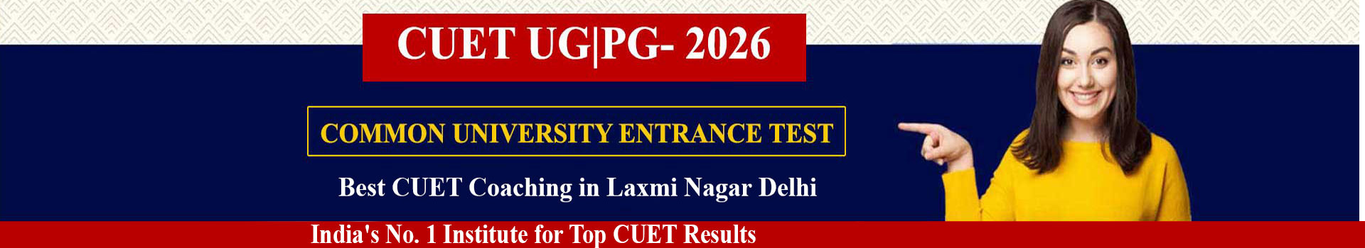 CUET Coaching in laxmi nagar delhi