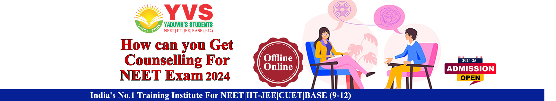 How can you get counselling for NEET exam 2024