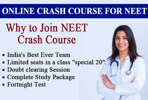 Online crash course for NEET in Laxmi Nagar