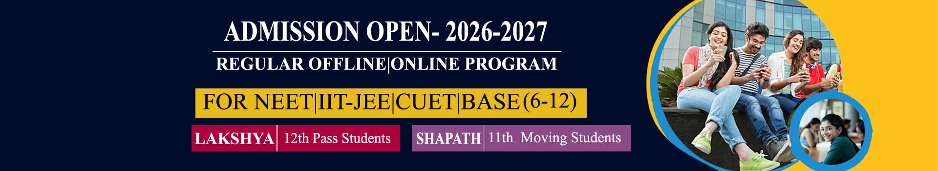 YVS-JEET 2026 (Join Entrance Exam Test)