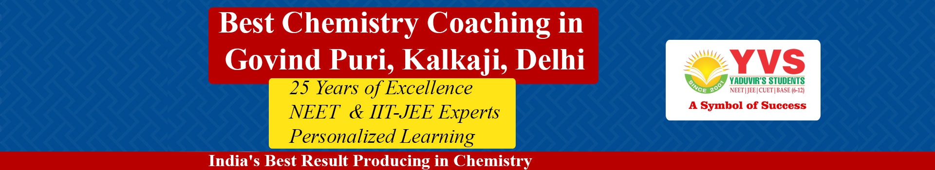 Chemistry Coaching in Govind Puri Kalkaji Delhi