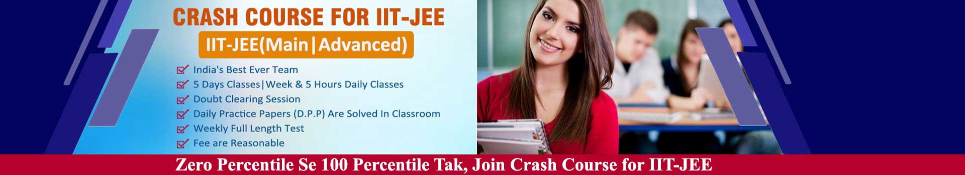 crash course for iit-jee in delhi
