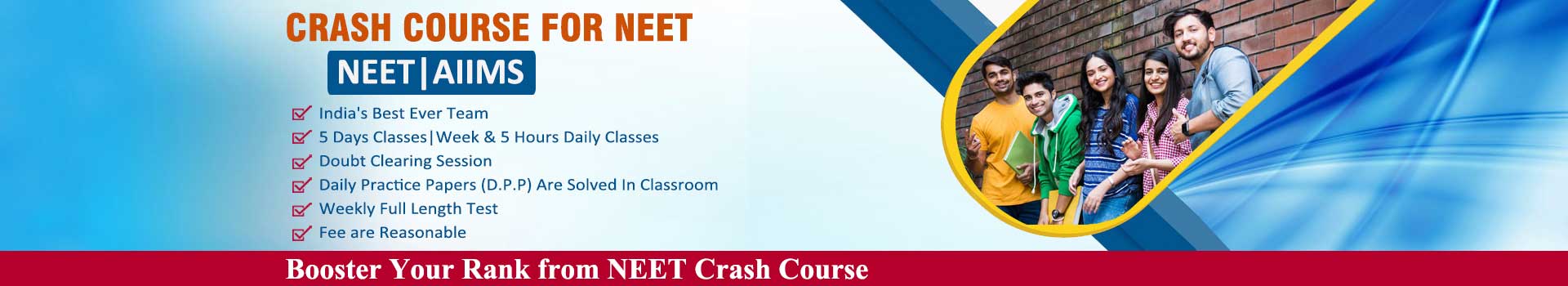 crash course for NEET in delhi