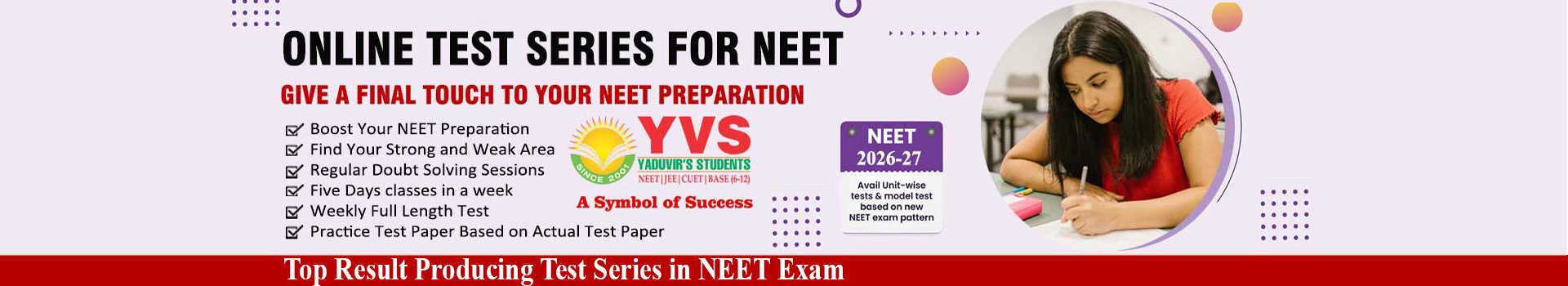 Online Test Series For NEET Exam