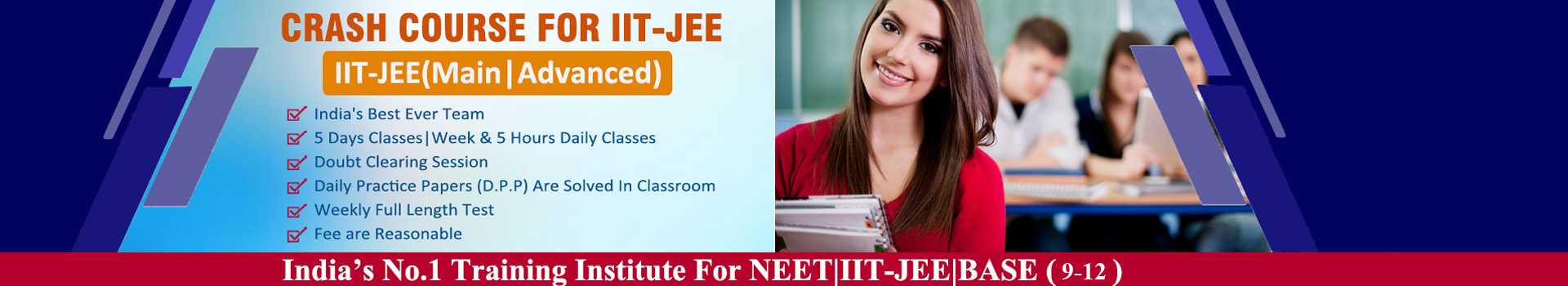 crash course for iit-jee in delhi